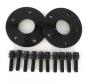 Preview: 1 Satz SCC Spurverbreiterung inkl. Radschrauben 15mm pro Rad in Schwarz