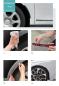 Preview: 1 Satz (2 Stück) Carbon Designe Universelle Radlaufverbreiterungen / Schmutzfänger - Elastisch