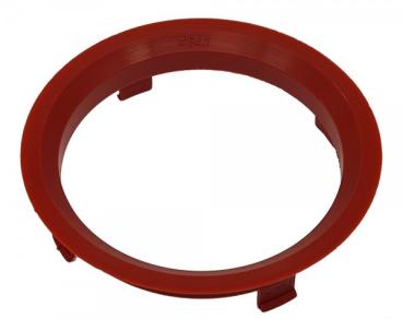 1 Stück Zentrierring - Außendurchmesser: 70,1 mm - Innendurchmesser: 64,1 mm - Farbe: Rot