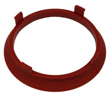 1 Stück Zentrierring - Außendurchmesser: 70,1 mm - Innendurchmesser: 64,1 mm - Farbe: Rot