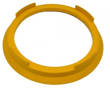 1 Stück Zentrierring - Außendurchmesser: 70,4 mm - Innendurchmesser: 60,1 mm - Farbe: Gelb