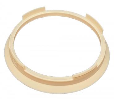 1 Stück Zentrierring - Außendurchmesser: 70,4 mm - Innendurchmesser: 63,4 mm - Farbe: Beige