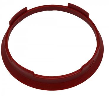 1 Stück Zentrierring - Außendurchmesser: 70,4 mm - Innendurchmesser: 66,1 mm - Farbe: Rot