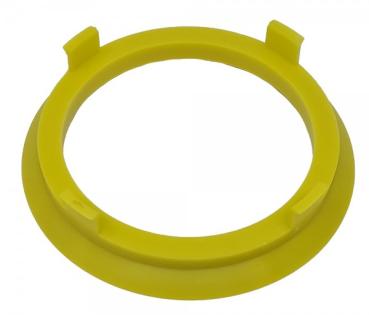 1 Stück Zentrierring - Außendurchmesser: 71,6 mm - Innendurchmesser: 60,1 mm - Farbe: Gelb