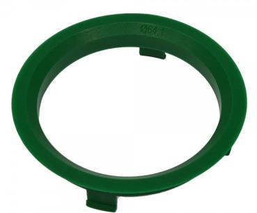1 Stück Zentrierring - Außendurchmesser: 71,6 mm - Innendurchmesser: 64,1 mm - Farbe: Grün