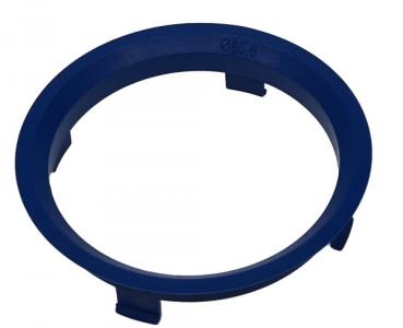 1 Stück Zentrierring - Außendurchmesser: 71,6 mm - Innendurchmesser: 66,6 mm - Farbe: Blau