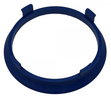 1 Stück Zentrierring - Außendurchmesser: 71,6 mm - Innendurchmesser: 66,6 mm - Farbe: Blau