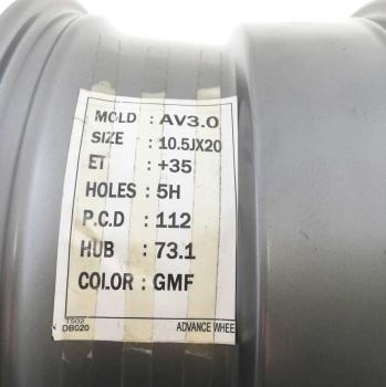 Preview: 1 Stück ADVANCE AV3.0 in 10,5x20 ET35 LK 5x112 **NEU**