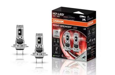 1 Satz OSRAM H7 LED Night Breaker Speed +450% mit Zulassung 64210DWNBSP-2HB (6000K kalt weißes Licht)