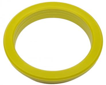 1 Stück Zentrierring - Außendurchmesser: 72,2 mm - Innendurchmesser: 57,1 mm - Farbe: Gelb