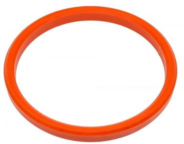 1 Stück Zentrierring - Außendurchmesser: 72,2 mm - Innendurchmesser: 63,4 mm - Farbe: Rot