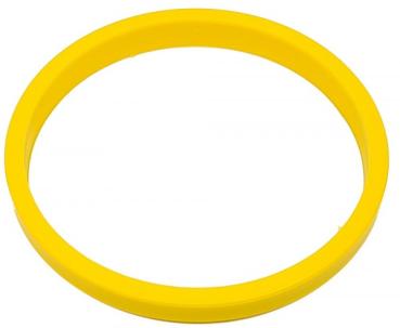 1 Stück Zentrierring - Außendurchmesser: 72,2 mm - Innendurchmesser: 65,1 mm - Farbe: Hellgelb
