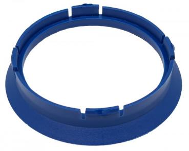 1 Stück Zentrierring - Außendurchmesser: 63,3 mm - Innendurchmesser: 57,1 mm - Farbe: Blau