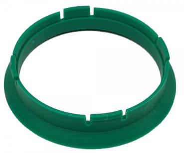 1 Stück Zentrierring - Außendurchmesser: 63,3 mm - Innendurchmesser: 59,1 mm - Farbe: Grün