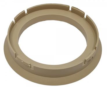 1 Stück Zentrierring - Außendurchmesser: 70,0 mm - Innendurchmesser: 54,1 mm - Farbe: Beige
