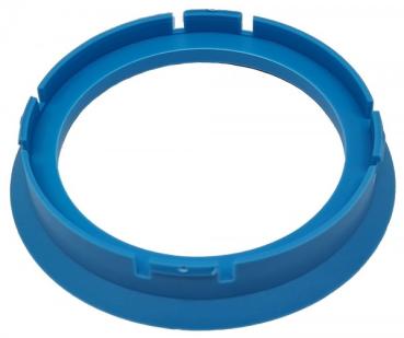 1 Stück Zentrierring - Außendurchmesser: 70,0 mm - Innendurchmesser: 57,1 mm - Farbe: Hellblau
