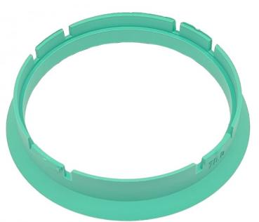 1 Stück Zentrierring - Außendurchmesser: 70,0 mm - Innendurchmesser: 65,1 mm - Farbe: Mint
