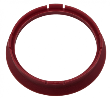 1 Stück Zentrierring - Außendurchmesser: 74,1 mm - Innendurchmesser: 67,1 mm - Farbe: Bordeaux