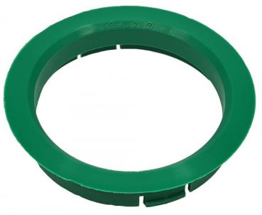1 Stück Zentrierring - Außendurchmesser: 64,0 mm - Innendurchmesser: 56,1 mm - Farbe: Grün