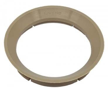 1 Stück Zentrierring - Außendurchmesser: 64,0 mm - Innendurchmesser: 57,1 mm - Farbe: Beige