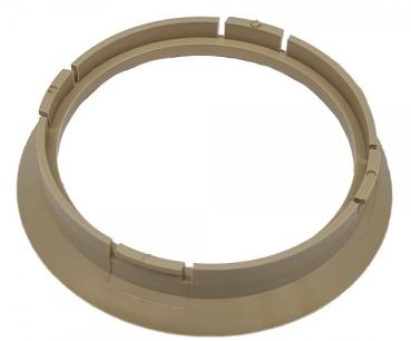 1 Stück Zentrierring - Außendurchmesser: 64,0 mm - Innendurchmesser: 57,1 mm - Farbe: Beige