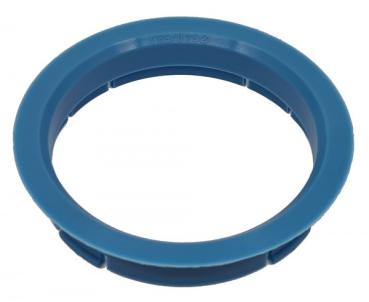 1 Stück Zentrierring - Außendurchmesser: 64,0 mm - Innendurchmesser: 58,1 mm - Farbe: Blau