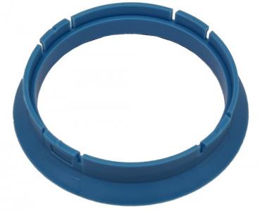 1 Stück Zentrierring - Außendurchmesser: 64,0 mm - Innendurchmesser: 58,1 mm - Farbe: Blau