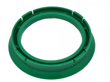 Preview: 1 Stück Zentrierring - Außendurchmesser: 72,5 mm - Innendurchmesser: 56,6 mm - Farbe: Grün