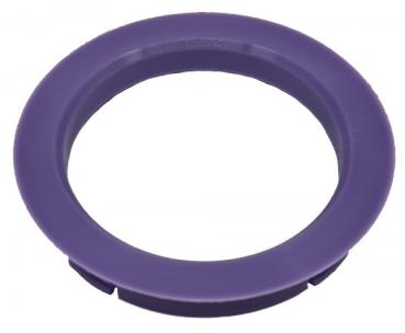 1 Stück Zentrierring - Außendurchmesser: 72,5 mm - Innendurchmesser: 60,1 mm - Farbe: Lila