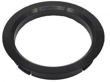 1 Stück Zentrierring - Außendurchmesser: 72,5 mm - Innendurchmesser: 63,4 mm - Farbe: Schwarz