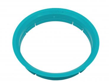 1 Stück Zentrierring - Außendurchmesser: 72,5 mm - Innendurchmesser: 70,1 mm - Farbe: Tütkis