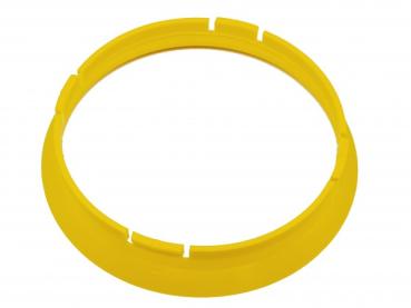Preview: 1 Stück Zentrierring - Außendurchmesser: 72,5 mm - Innendurchmesser: 71,6 mm - Farbe: Gelb