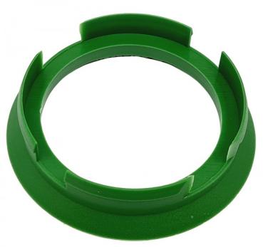 1 Stück Zentrierring - Außendurchmesser: 63,4 mm - Innendurchmesser: 52,1 mm - Farbe: Grün