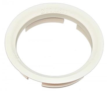1 Stück Zentrierring - Außendurchmesser: 63,4 mm - Innendurchmesser: 58,1 mm - Farbe: Weiß