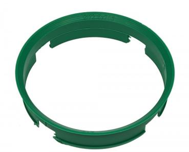 1 Stück Zentrierring - Außendurchmesser: 72,6 mm - Innendurchmesser: 70,1 mm - Farbe: Hellgrün