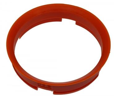 1 Stück Zentrierring - Außendurchmesser: 72,6 mm - Innendurchmesser: 67,1 mm - Farbe: Orange
