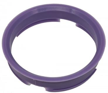 1 Stück Zentrierring - Außendurchmesser: 72,6 mm - Innendurchmesser: 66,1 mm - Farbe: Lila