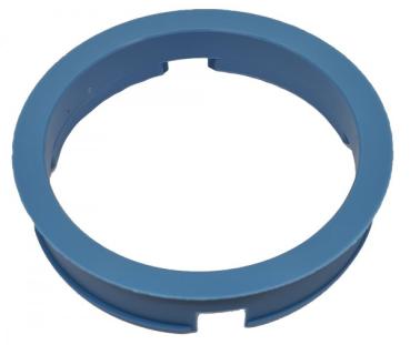 1 Stück Zentrierring - Außendurchmesser: 72,6 mm - Innendurchmesser: 64,1 mm - Tesla S - Farbe: Hellblau