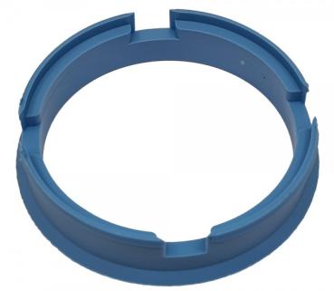 1 Stück Zentrierring - Außendurchmesser: 72,6 mm - Innendurchmesser: 64,1 mm - Tesla S - Farbe: Hellblau