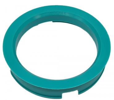 1 Stück Zentrierring - Außendurchmesser: 72,6 mm - Innendurchmesser: 59,5 mm - Farbe: Türkis