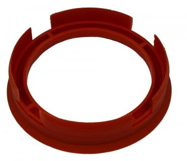 1 Stück Zentrierring - Außendurchmesser: 72,6 mm - Innendurchmesser: 58,1 mm - Farbe: Blutorange