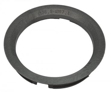 1 Stück Zentrierring - Außendurchmesser: 76,9 mm - Innendurchmesser: 67,1 mm - Farbe: Silber