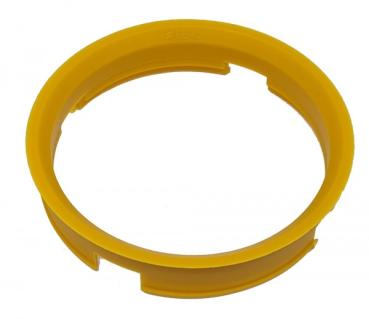 1 Stück Zentrierring - Außendurchmesser: 72,6 mm - Innendurchmesser: 66,45 mm - Farbe: Pastellorange