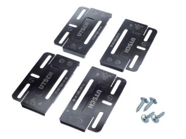 1 Set Simple-Fix Rahmenlose Kennzeichenhalter (Universal-Kennzeichenhalter)