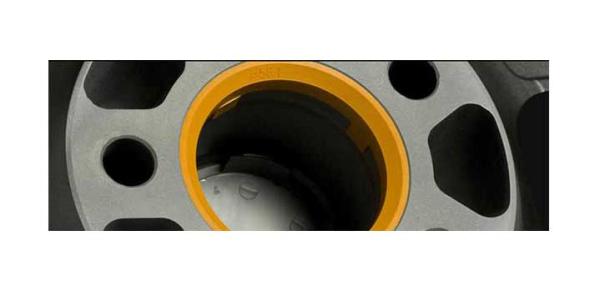 1 Stück Zentrierring - Außendurchmesser: 63,3 mm - Innendurchmesser: 56,1 mm - Farbe: Dunkelgrau