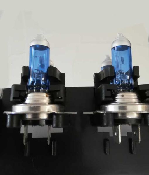 6 Satz MICHIBA SuperWeiß Blau H7 55W/12V/4200K Halogen Birnen, Satz à 2 Stück (E4)
