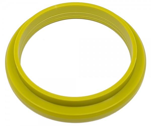 1 Stück Zentrierring - Außendurchmesser: 72,2 mm - Innendurchmesser: 57,1 mm - Farbe: Gelb