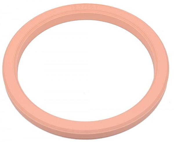 1 Stück Zentrierring - Außendurchmesser: 72,2 mm - Innendurchmesser: 60,1 mm - Farbe: Rosa