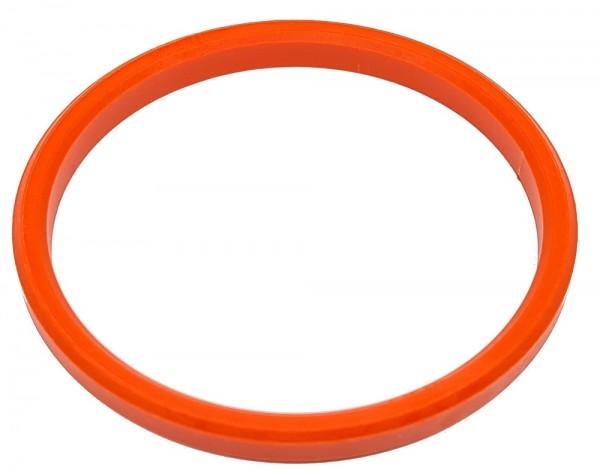 1 Stück Zentrierring - Außendurchmesser: 72,2 mm - Innendurchmesser: 63,4 mm - Farbe: Rot