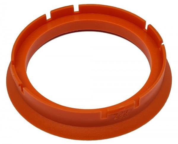 1 Stück Zentrierring - Außendurchmesser: 70,0 mm - Innendurchmesser: 58,1 mm - Farbe: Orange